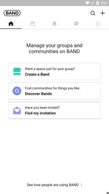 BAND android App screenshot 0