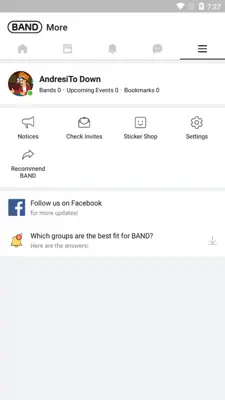 BAND android App screenshot 6